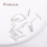 18K Plated Hollow Tube 2X10MM Jewelry Connectors