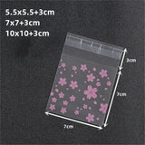 100pcs Self Sealing Mini Pouch for Businesses Candy Cookies Decor