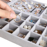 Velvet Stackable Jewelry Display Storage Box