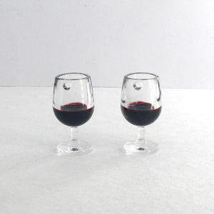 10pcs Wine Glass Earring Charms 3D Craft Bottle Pendant DIY Jewelry D174