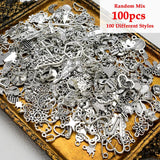 100pcs Mixed Charms for Jewelry Making DIY Bracelet Necklace Earring