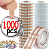 Portable Jewelry Tag Adhesive Barbell Stickers Brown DIY Necklace Ring