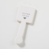 50pcs Self Adhesive Dots - Round Sticky Back Coins, 0.5 inch, White