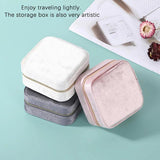 Velvet Small Jewelry Box Necklace Ring Storage Organizer