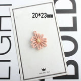 10pcs Rubber Paint Daisies Enamel Charms Pendants Hollow Out Sun Flowers
