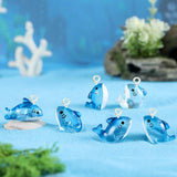 Yamily 10Pcs Resin Sea Animals Charm DIY Pendant Jewelry Making Kit