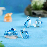 Yamily 10Pcs Resin Sea Animals Charm DIY Pendant Jewelry Making Kit