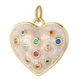 Boho Heart Charms for Jewelry Making DIY