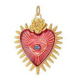 Boho Heart Charms for Jewelry Making DIY