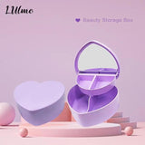 Girls Heart Shape Makeup Storage Container