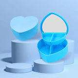 Girls Heart Shape Makeup Storage Container
