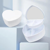 Girls Heart Shape Makeup Storage Container