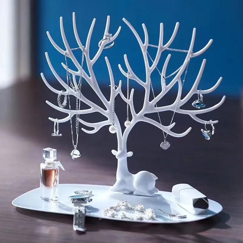 Antlers Jewelry Display Stand Earrings Necklace Hanging Racks Organizer Holder