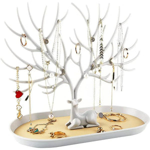 Antlers Jewelry Display Stand Earrings Necklace Hanging Racks Organizer Holder