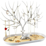 Antlers Jewelry Display Stand Earrings Necklace Hanging Racks Organizer Holder
