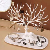 Antlers Jewelry Display Stand Earrings Necklace Hanging Racks Organizer Holder