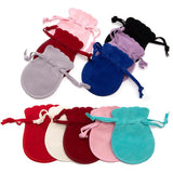 10pcs Velvet Drawstring Jewelry Bag for Ring Necklace Pendant Gift Storage