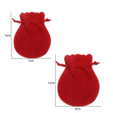 10pcs Velvet Drawstring Jewelry Bag for Ring Necklace Pendant Gift Storage