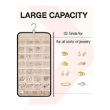 Portable Makeup Bag Hook Double-Sided Cloth Bag Hanging Jewelry Gift Bags