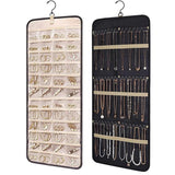 Portable Makeup Bag Hook Double-Sided Cloth Bag Hanging Jewelry Gift Bags