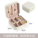 Portable Jewelry Box Organizer Travel Case Boxes