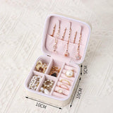 Portable Jewelry Box Organizer Travel Case Boxes