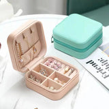 Portable Jewelry Box Organizer Travel Case Boxes