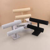 Velvet Jewelry Bracelet Storage Display Chain Watch T-Bar Rack