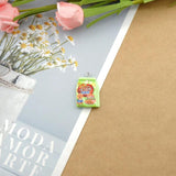 Resin Pet Food Charms for DIY Jewelry Making