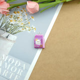 Resin Pet Food Charms for DIY Jewelry Making