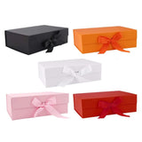 Gift Packaging Box with Ribbon Closure Storage Box
