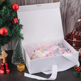 Gift Packaging Box with Ribbon Closure Storage Box