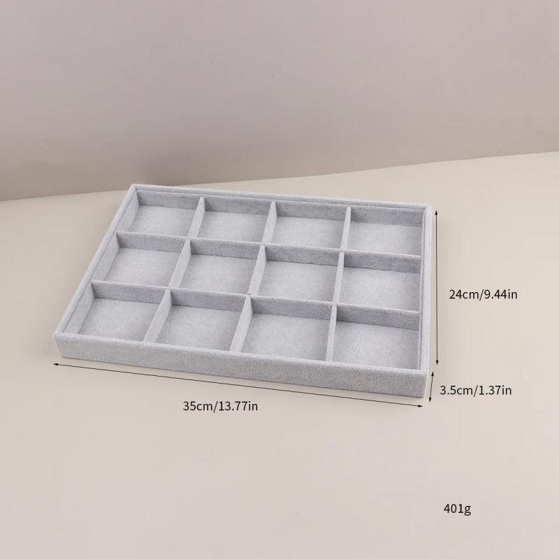 Velvet Jewelry Display Stackable Jewellery Holder