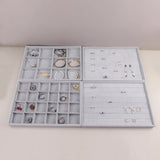 Velvet Jewelry Display Stackable Jewellery Holder