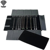 Travel Jewelry Organizer Roll Foldable Jewelry Case