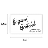 Pink Thank You Order Gift Cards Foil Greeting Box Decoration