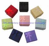 24PCS Ribbon Jewelry Box Earrings Pendant Box Packaging