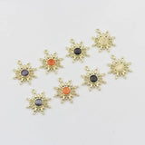 Retro Sun Shape Charms Pendant 6pcs/lot DIY Necklace Jewelry Making