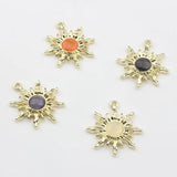 Retro Sun Shape Charms Pendant 6pcs/lot DIY Necklace Jewelry Making