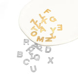 26pcs Stainless Steel Letter Charms for DIY Jewelry Making