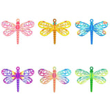 10pcs Dragonfly Charms Hollow Insect Pendants DIY Accessories C13250
