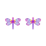 10pcs Dragonfly Charms Hollow Insect Pendants DIY Accessories C13250