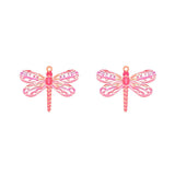 10pcs Dragonfly Charms Hollow Insect Pendants DIY Accessories C13250