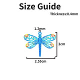 10pcs Dragonfly Charms Hollow Insect Pendants DIY Accessories C13250