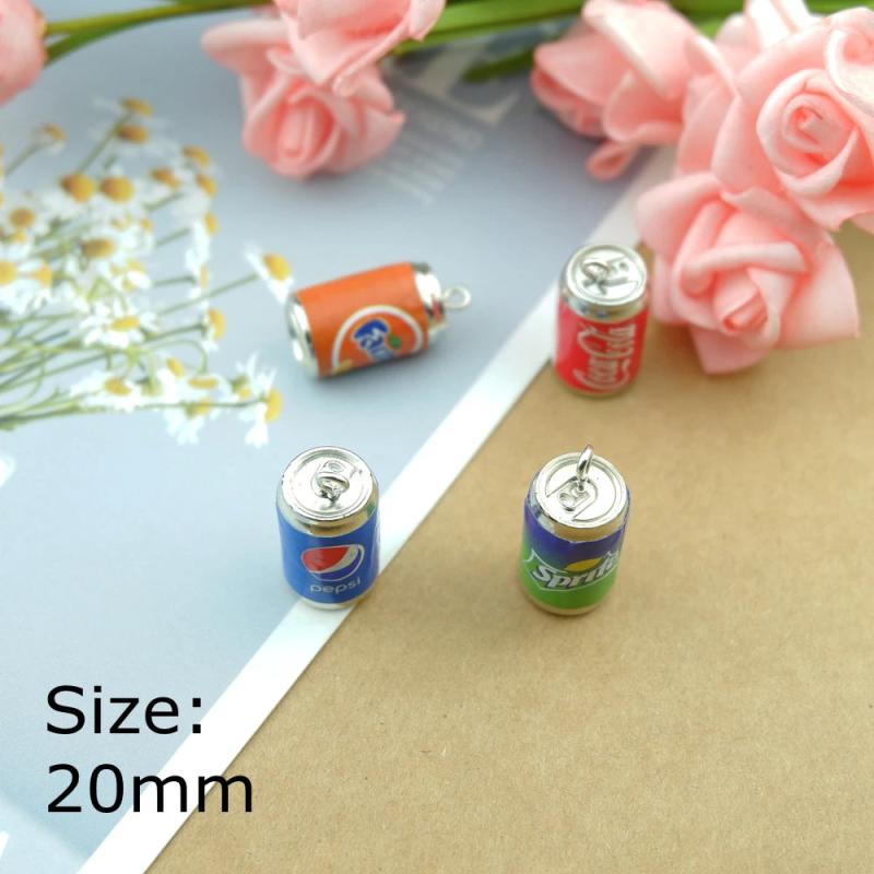 Mini Beverage Earring Charms for DIY Jewelry Making Bulk