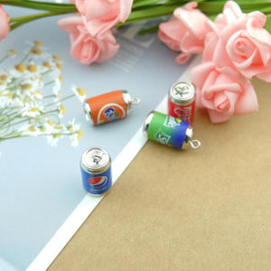 Mini Beverage Earring Charms for DIY Jewelry Making Bulk