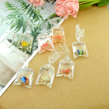 Landscape Fish Charms for Earrings Bracelets DIY Pendants