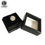 10pcs Gem Display Package Box with Foam Pad Beads Pendant Plastic Showcase
