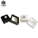 10pcs Gem Display Package Box with Foam Pad Beads Pendant Plastic Showcase