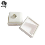 10pcs Gem Display Package Box with Foam Pad Beads Pendant Plastic Showcase